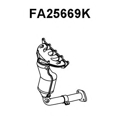 Manifold Catalytic Converter FA25669K
