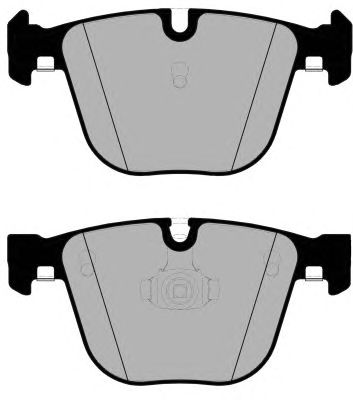 Комплект тормозных колодок, дисковый тормоз PA1519