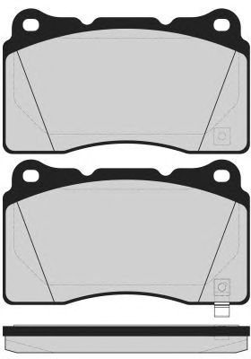 Brake Pad Set, disc brake PA1591
