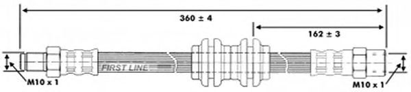 Ελαστικός σωλήνας φρένων FBH6032