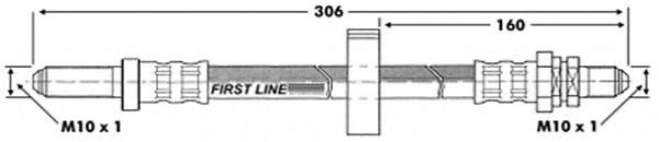Tubo flexível de travão FBH6142