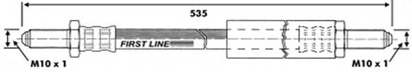 Tubo flexível de travão FBH6157