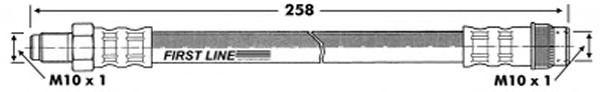 Tubo flexível de travão FBH6273