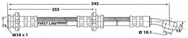 Tubo flexible de frenos FBH6305