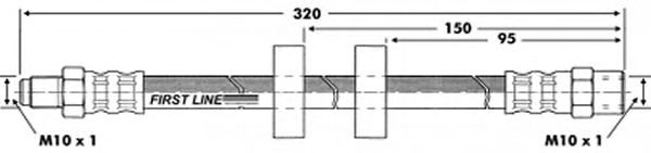 Tubo flexível de travão FBH6416