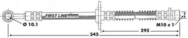 Tubo flexível de travão FBH6548