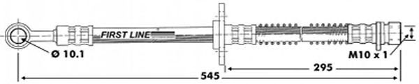 Tubo flexível de travão FBH6549