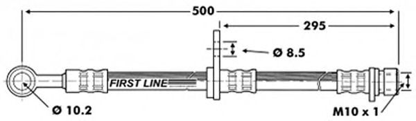 Tubo flexível de travão FBH6695