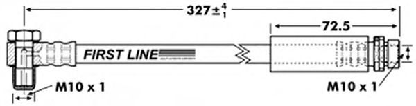 Тормозной шланг FBH6736