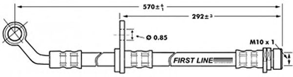 Тормозной шланг FBH7021