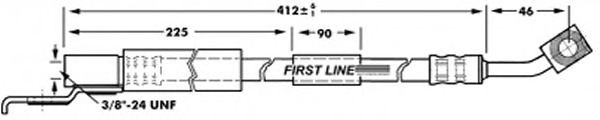 Тормозной шланг FBH7028