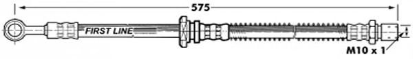 Tubo flexível de travão FBH7118