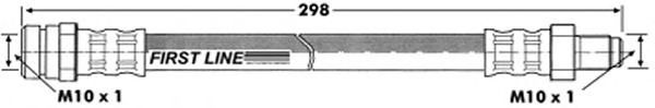Tubo flexible de frenos FBH7154