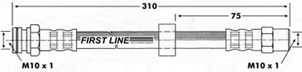 Tubo flexible de frenos FBH7188