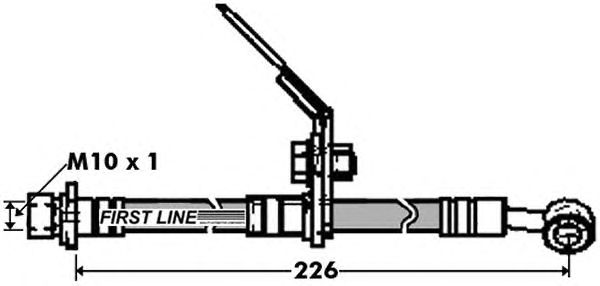 Tubo flexível de travão FBH7436