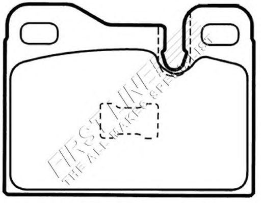 Brake Pad Set, disc brake FBP1550