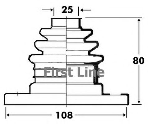 Joint-soufflet, arbre de commande FCB2810