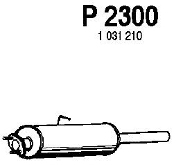 Midterste lyddæmper P2300