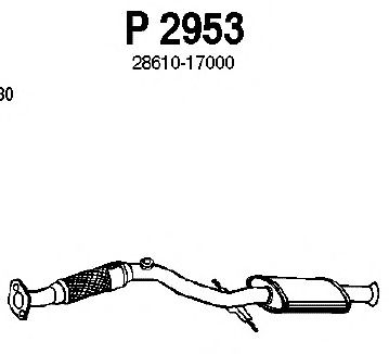 mittenljuddämpare P2953