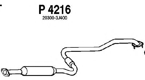mittenljuddämpare P4216