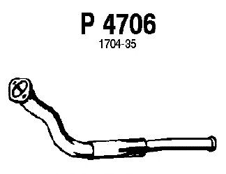 Tubo gas scarico P4706