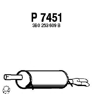 Silenciador posterior P7451