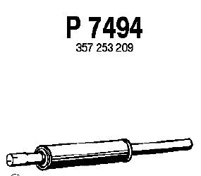 mittenljuddämpare P7494