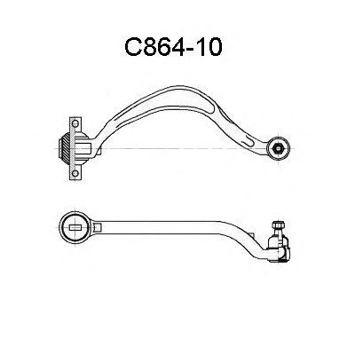 Braço oscilante, suspensão da roda C864-10