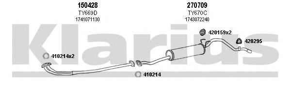 Exhaust System 900470E