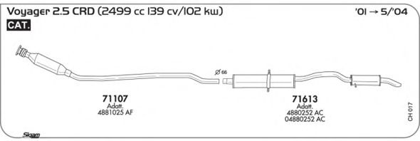 Exhaust System CH017