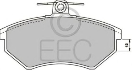Комплект тормозных колодок, дисковый тормоз BRP0708