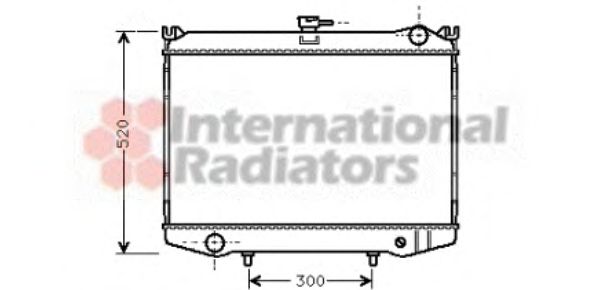 Radiator, engine cooling 13002041