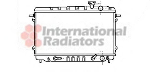 Radiator, engine cooling 25002015
