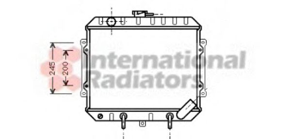 Radiator, engine cooling 32002005