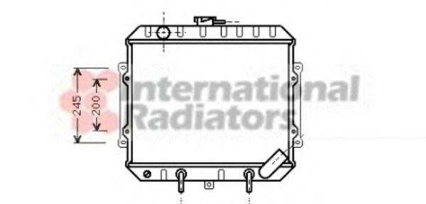 Radiator, engine cooling 32002006