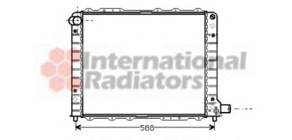 Radiator, engine cooling 73002054