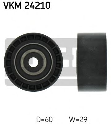 Deflection/Guide Pulley, timing belt VKM 24210