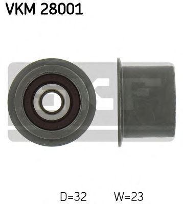 Deflection/Guide Pulley, timing belt VKM 28001