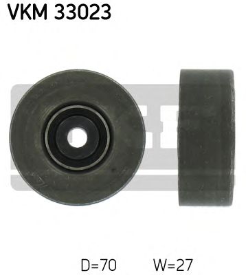 Deflection/Guide Pulley, v-ribbed belt VKM 33023