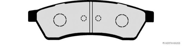 Комплект тормозных колодок, дисковый тормоз J3610902