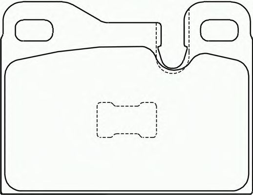 Комплект тормозных колодок, дисковый тормоз P 65 003