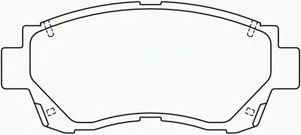 Комплект тормозных колодок, дисковый тормоз P 83 027
