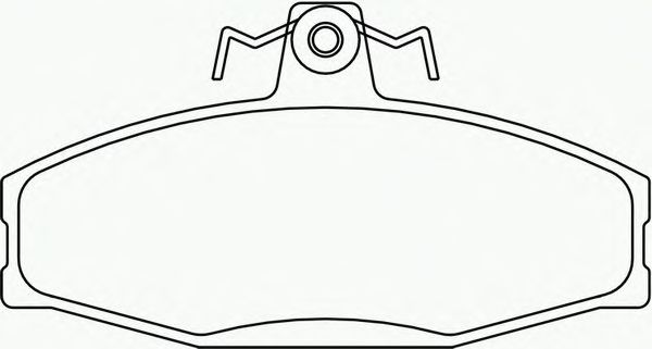 Комплект тормозных колодок, дисковый тормоз P 85 022