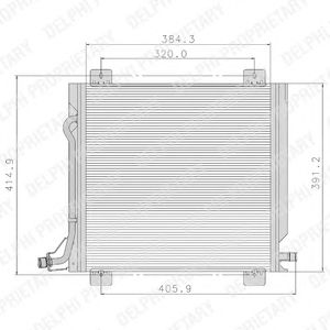 Condensator, airconditioning TSP0225088