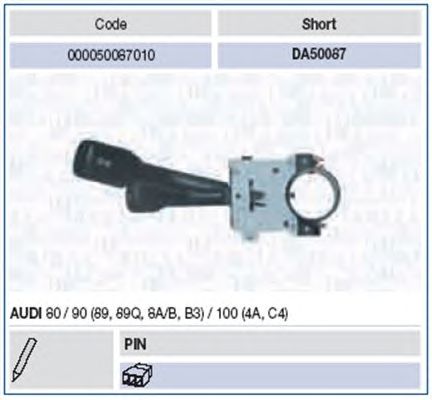 Steering Column Switch 000050087010