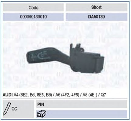 Steering Column Switch 000050139010