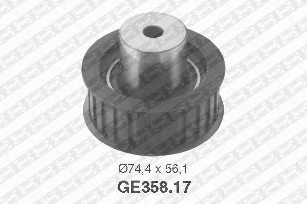 Deflection/Guide Pulley, timing belt GE358.17