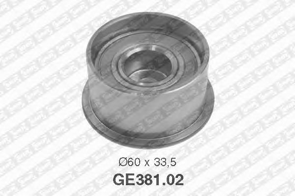 Deflection/Guide Pulley, timing belt GE381.02