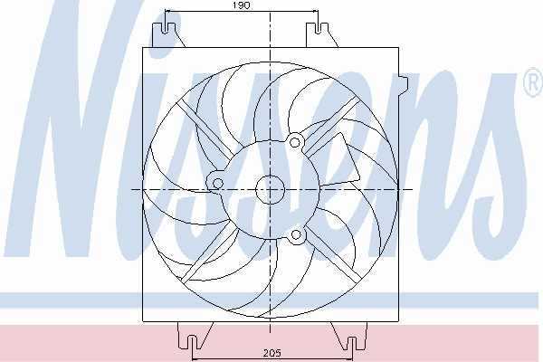 Вентилятор, конденсатор кондиционера 85086