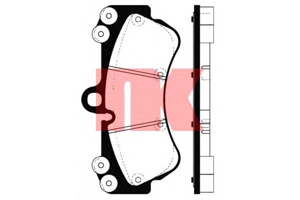 Brake Pad Set, disc brake 224771